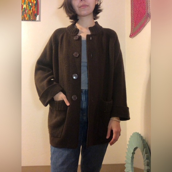SOLD. Vintage Options (brand) cardigan sweater - Picture 1 of 5